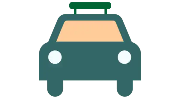 Symbolische Illustration eines Autos mit dem Fokus auf die Windschutzscheibe für Austauschservices. Klarer Blick voraus – Windschutzscheiben-Austausch bei Autoglas Harris